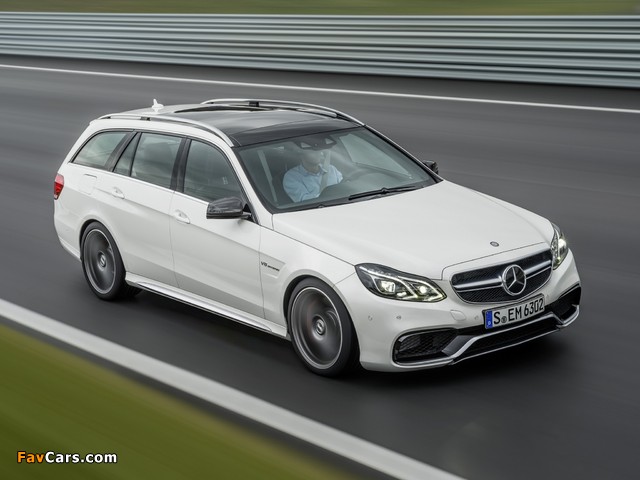 Pictures of Mercedes-Benz E 63 AMG S-Model Estate (S212) 2013 (640 x 480)