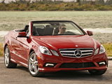 Mercedes-Benz E 550 Cabrio AMG Sports Package (A207) 2010–12 wallpapers