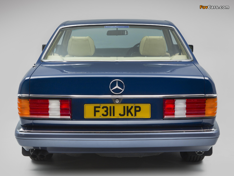 Images of Mercedes-Benz 380 SEC UK-spec (C126) 1981–85 (800 x 600)