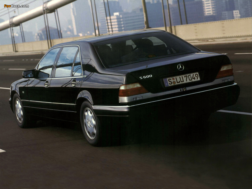 Images of Mercedes-Benz S 600 (W140) 1993–98 (1024 x 768)