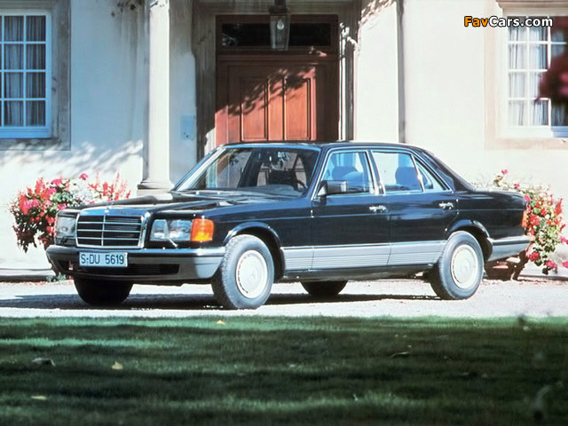 Mercedes-Benz 380 SEL (W126) 1980–85 wallpapers (640 x 480)