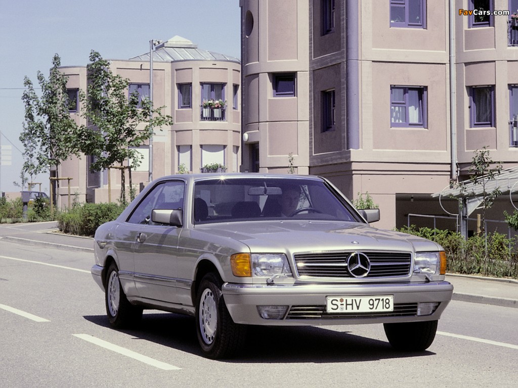 Mercedes-Benz 560 SEC (C126) 1985–91 wallpapers (1024 x 768)