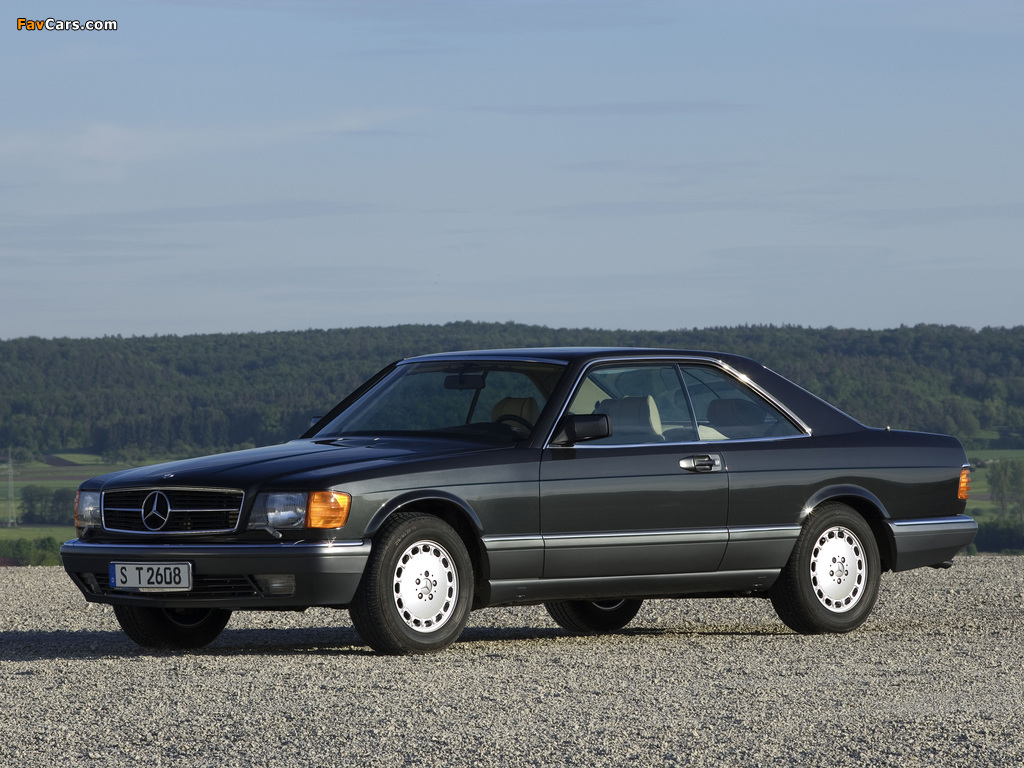 Mercedes-Benz 560 SEC (C126) 1985–91 wallpapers (1024 x 768)