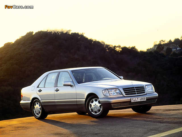 Mercedes-Benz S-Klasse (W140) 1991–98 photos (640 x 480)