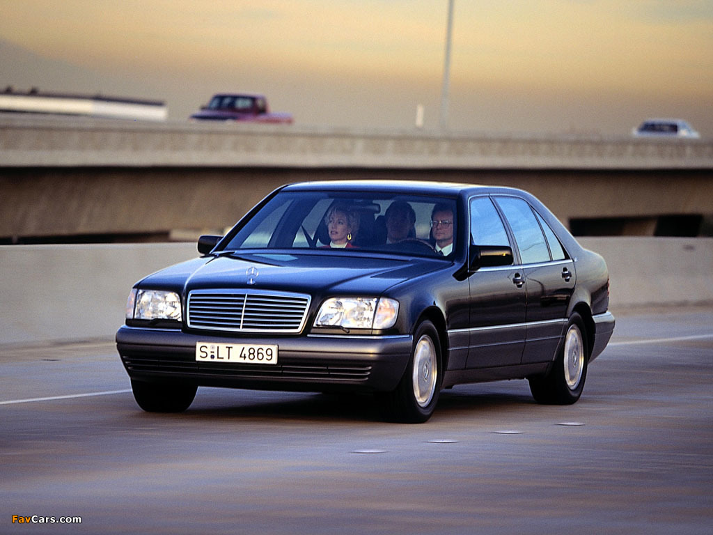 Mercedes-Benz S 600 (W140) 1993–98 pictures (1024 x 768)