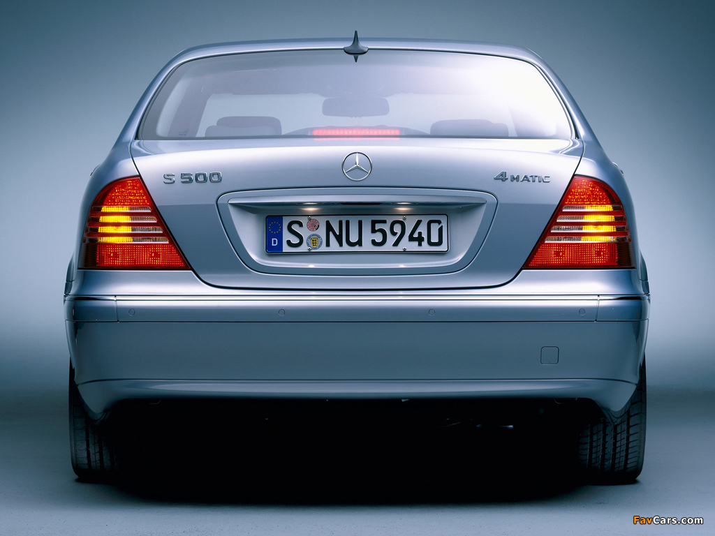 Mercedes-Benz S 500 4MATIC (W220) 2002–06 photos (1024 x 768)