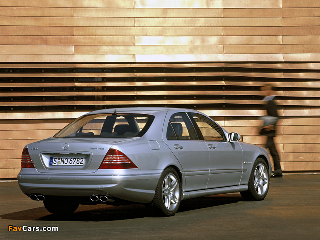 Mercedes-Benz S 55 AMG (W220) 2002–05 wallpapers (640 x 480)