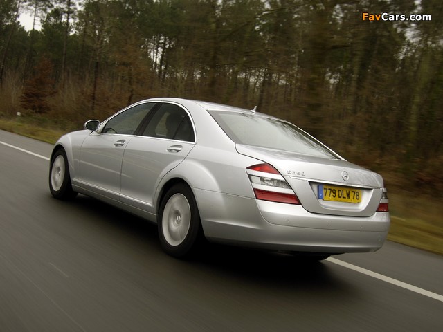 Mercedes-Benz S 350 (W221) 2005–09 images (640 x 480)