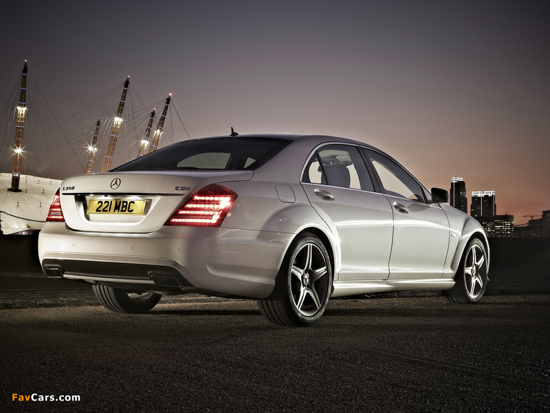 Mercedes-Benz S 350 CDI AMG Sports Package UK-spec (W221) 2009–13 photos (800 x 600)