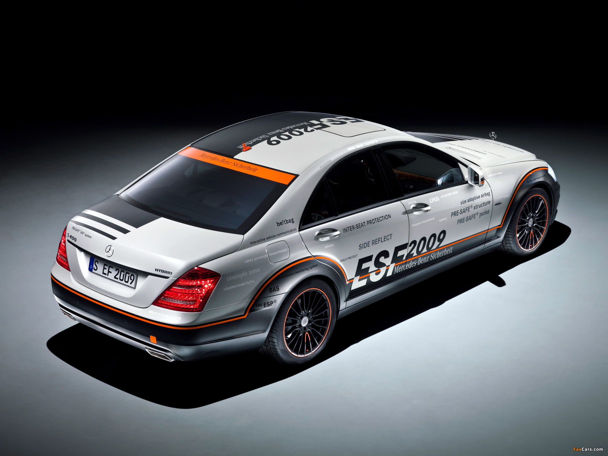 Photos of Mercedes-Benz S 400 Hybrid ESF Concept (W221) 2009 (2048 x 1536)