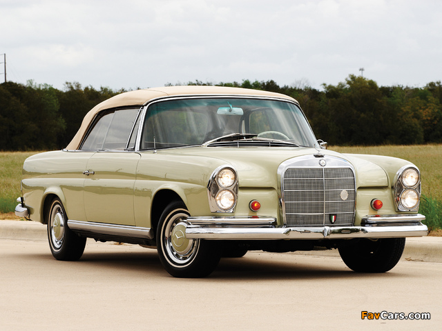 Pictures of Mercedes-Benz 220 SE Cabriolet US-spec (W111) 1961–65 (640 x 480)