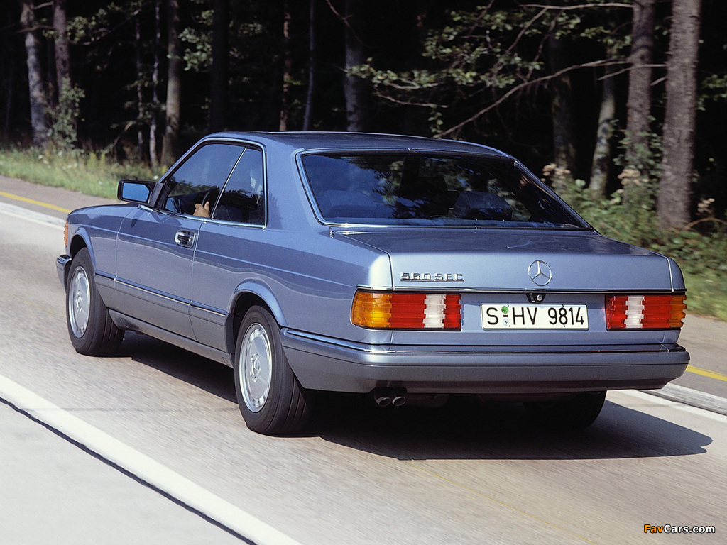 Pictures of Mercedes-Benz 560 SEC (C126) 1985–91 (1024 x 768)