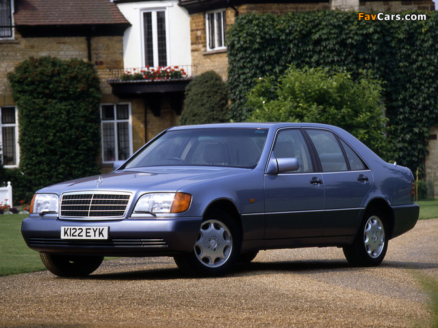 Pictures of Mercedes-Benz S-Klasse UK-spec (W140) 1991–93 (640 x 480)