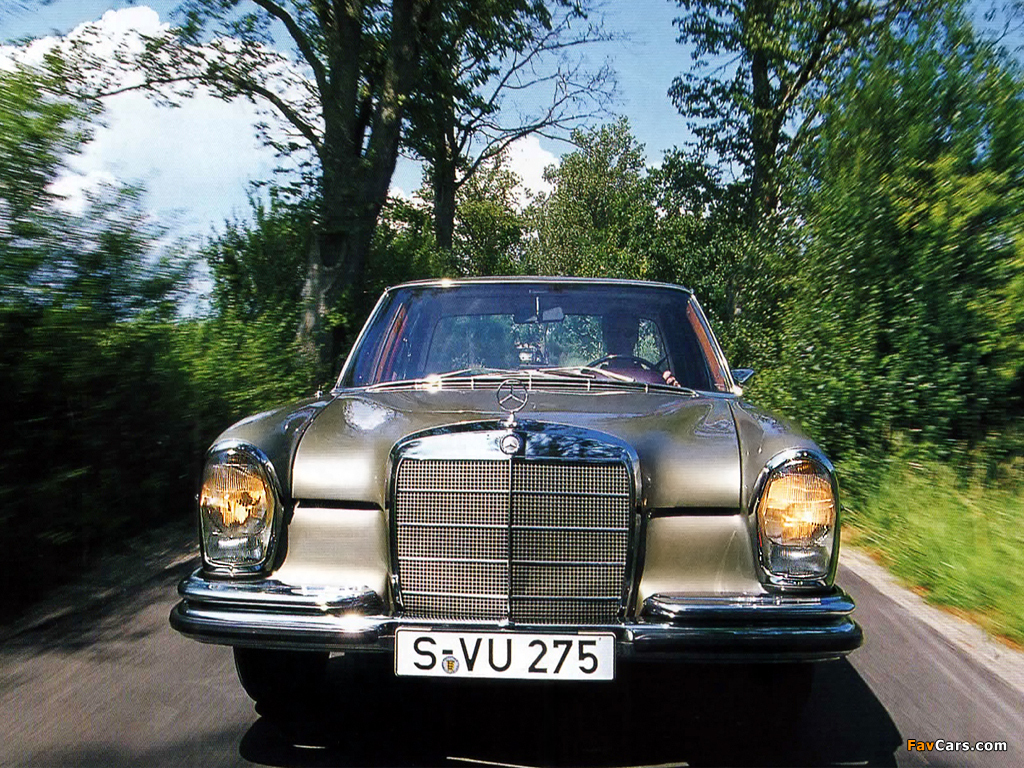 Mercedes-Benz s280. W108 1967. Эволюция Мерседес.