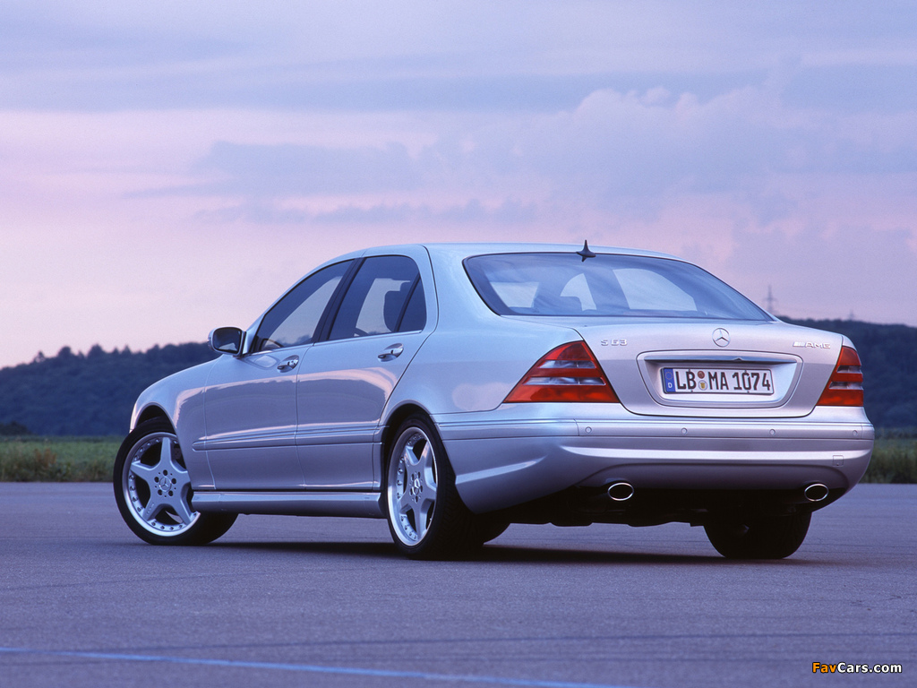 Mercedes-Benz S 63 AMG (W220) 2002 wallpapers (1024 x 768)