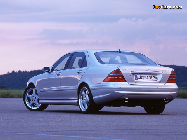 Mercedes-Benz S 63 AMG (W220) 2002 wallpapers (640 x 480)