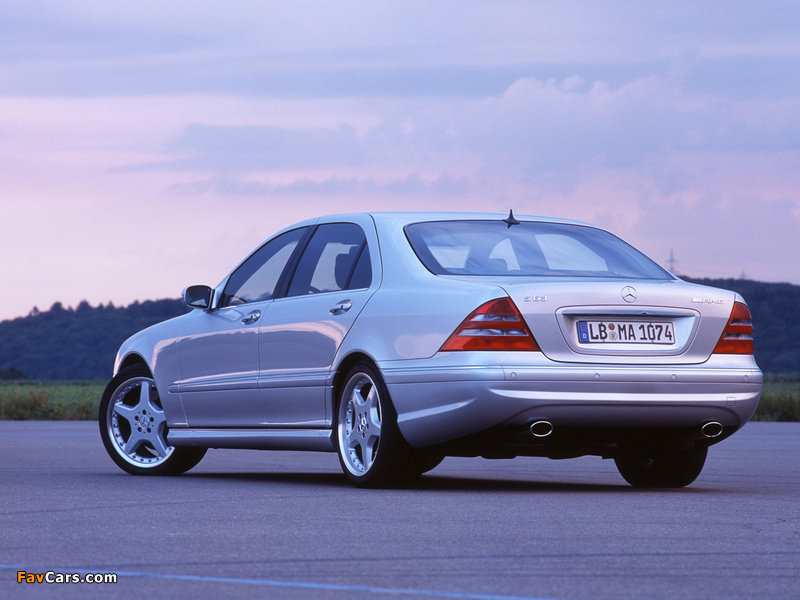 Mercedes-Benz S 63 AMG (W220) 2002 wallpapers (800 x 600)