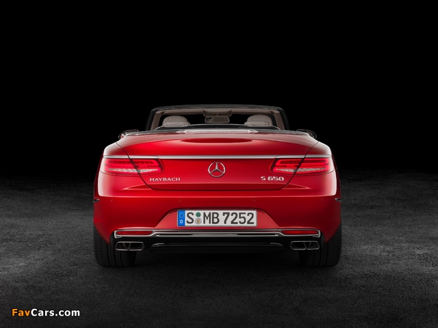 Mercedes-Maybach S 650 Cabriolet (A217) 2017 wallpapers (640 x 480)
