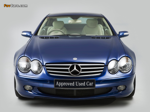 Mercedes-Benz SL 500 UK-spec (R230) 2001–05 wallpapers (640 x 480)