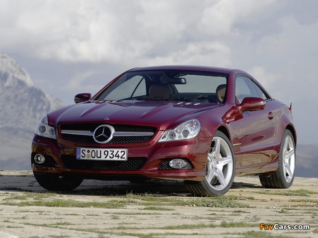 Mercedes-Benz SL 500 (R230) 2008–11 photos (640 x 480)