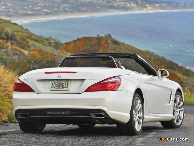 Mercedes-Benz SL 550 AMG Sports Package (R231) 2012 wallpapers (640 x 480)