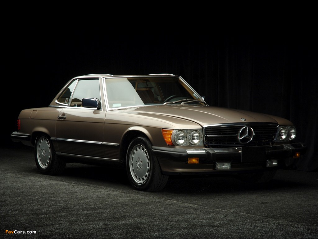 Photos of Mercedes-Benz 560 SL US-spec (R107) 1985–89 (1024 x 768)