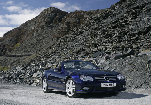 Photos of Mercedes-Benz SL 500 Sports Package UK-spec (R230) 2005–08