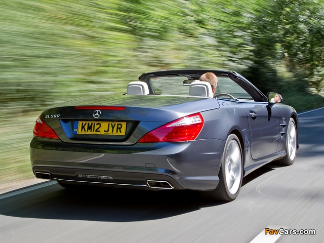 Photos of Mercedes-Benz SL 500 AMG Sports Package UK-spec (R231) 2012 (640 x 480)
