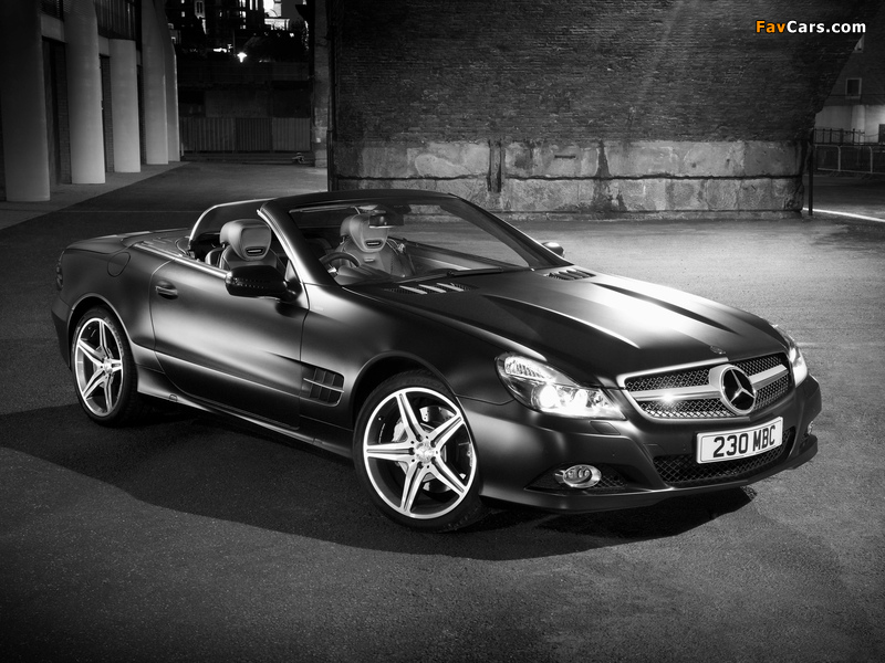 Mercedes-Benz SL 350 Night Edition UK-spec (R230) 2010–11 wallpapers (800 x 600)