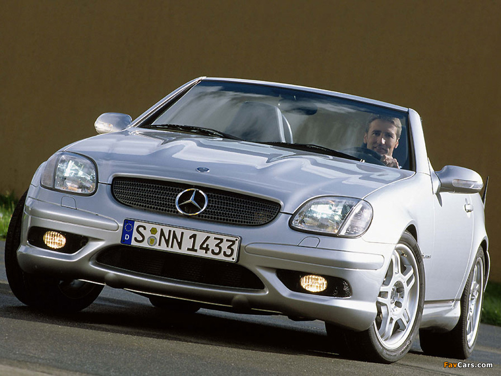 Mercedes-Benz SLK 32 AMG (R170) 2001–04 wallpapers (1024 x 768)