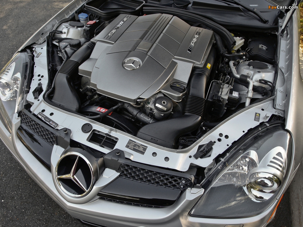Mercedes-Benz SLK 55 AMG US-spec (R171) 2008–11 wallpapers (1024 x 768)
