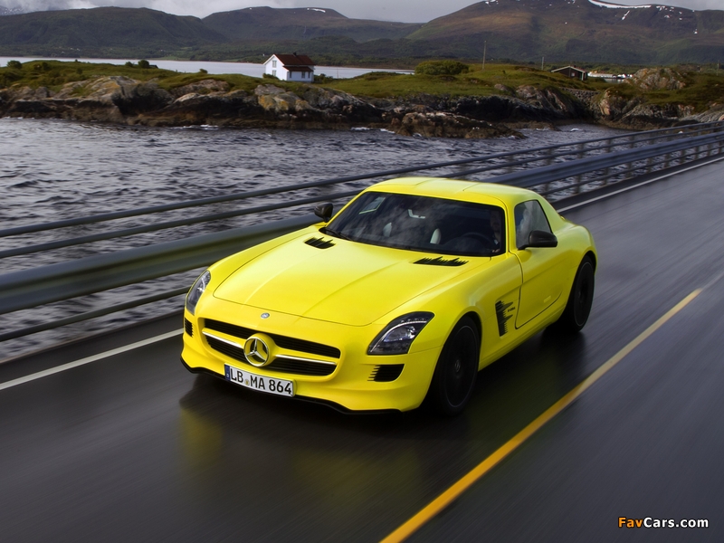 Mercedes-Benz SLS 63 AMG E-Cell Prototype (C197) 2010 photos (800 x 600)