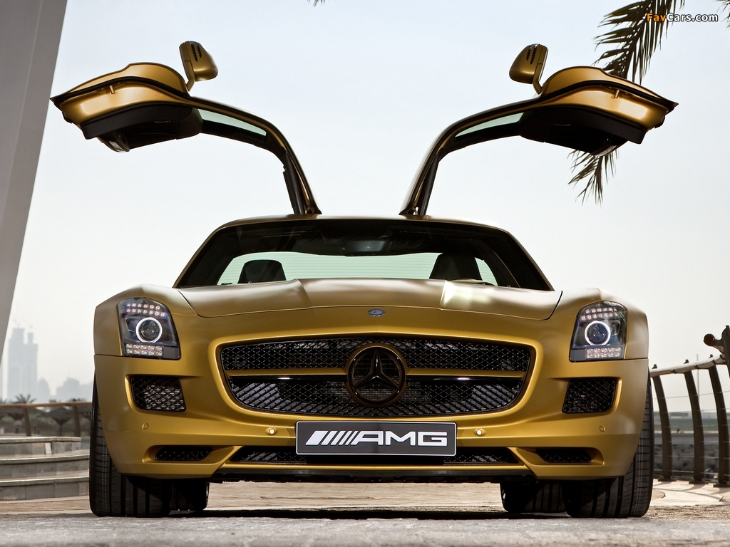 Mercedes-Benz SLS 63 AMG Desert Gold (C197) 2010 pictures (1024 x 768)