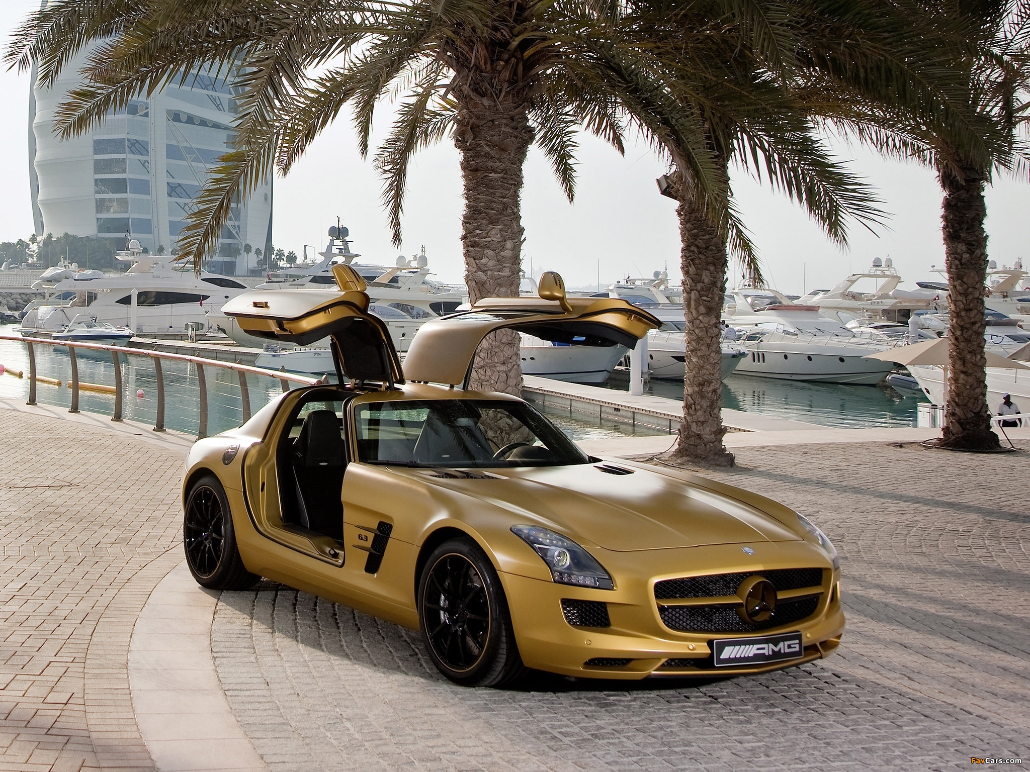 Pictures of Mercedes-Benz SLS 63 AMG Desert Gold (C197) 2010 (2048 x 1536)