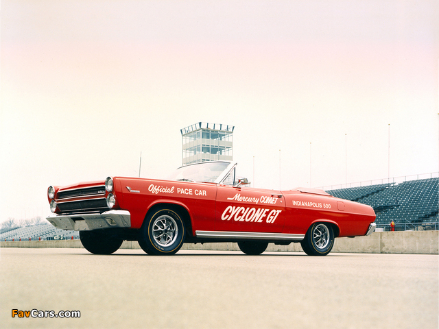 Photos of Mercury Comet Cyclone GT Convertible Indy 500 Pace Car 1966 (640 x 480)