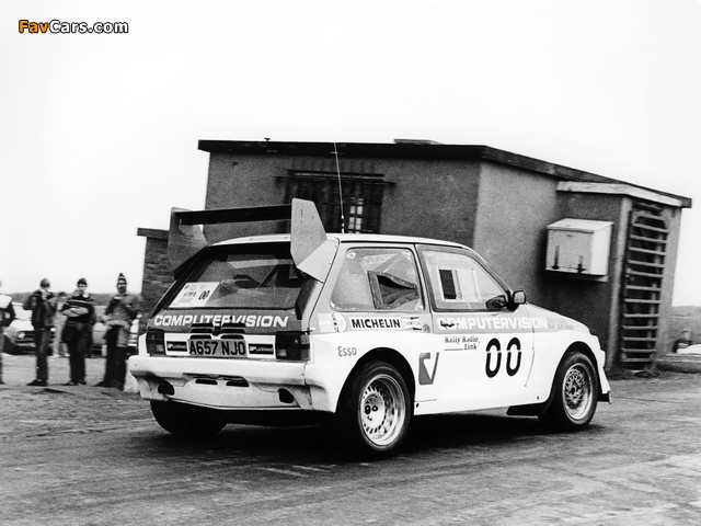 Pictures of MG Metro 6R4 Group B Rally Car Prototype 1983 (640 x 480)