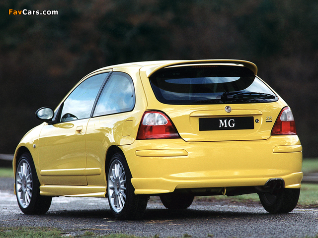 MG ZR 160 3-door EU-spec 2001–04 pictures (640 x 480)