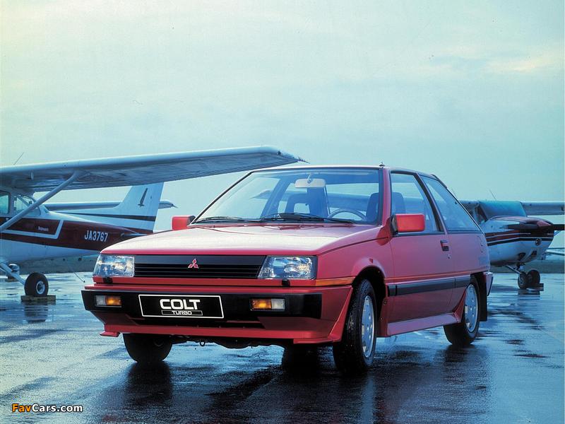 Mitsubishi Colt Turbo 3-door 1984–88 images (800 x 600)