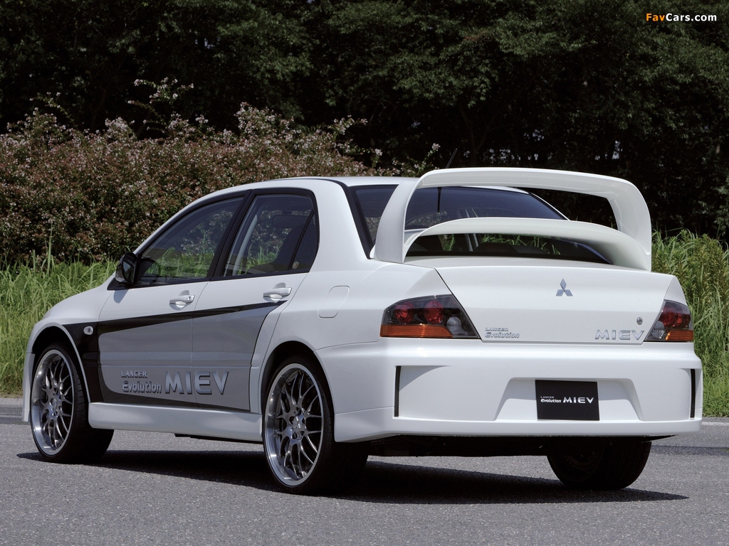 Photos of Mitsubishi Lancer Evolution MIEV Concept 2005 (1024 x 768)