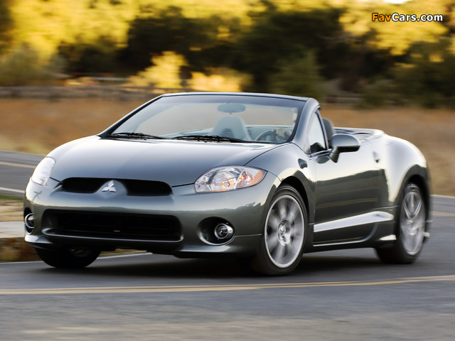 Images of Mitsubishi Eclipse GT Spyder Premium Sport Package 2005–08 (640 x 480)