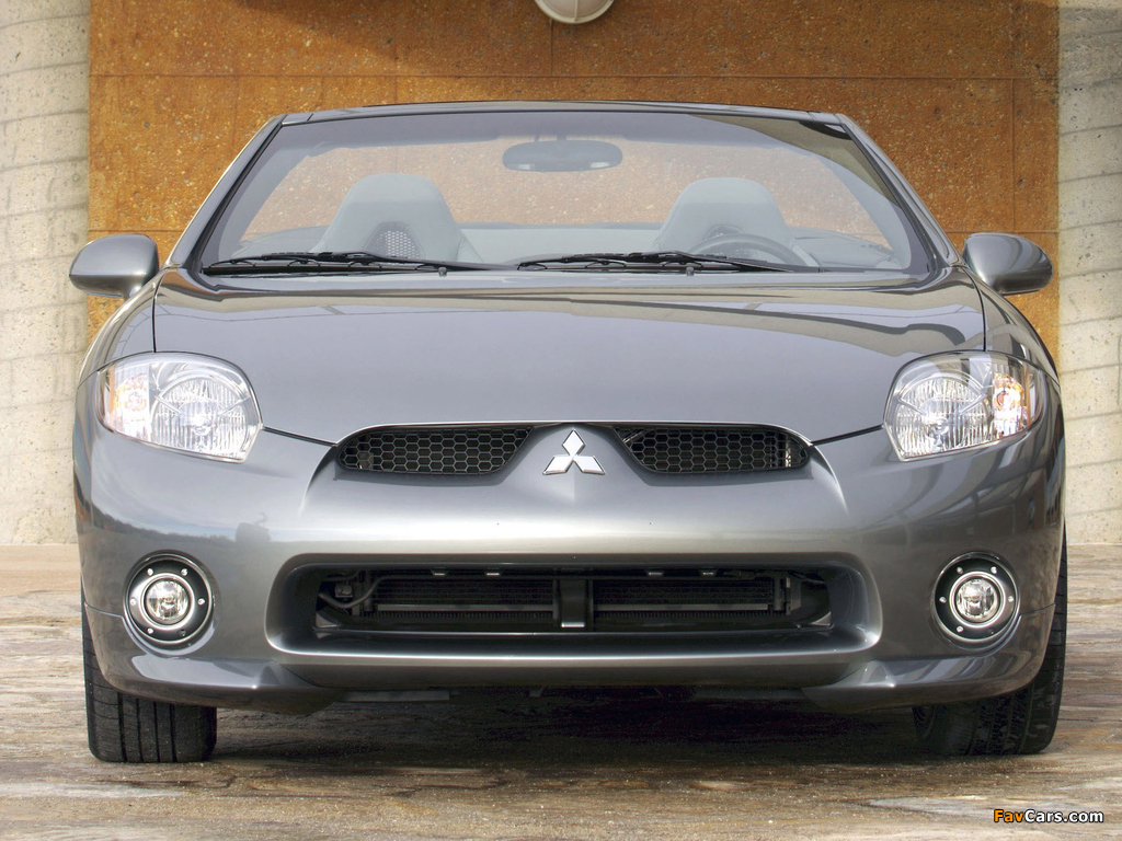 Images of Mitsubishi Eclipse GT Spyder Premium Sport Package 2005–08 (1024 x 768)