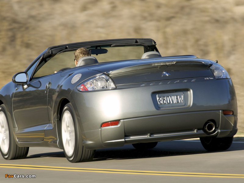 Pictures of Mitsubishi Eclipse GT Spyder Premium Sport Package North America 2006–08 (800 x 600)