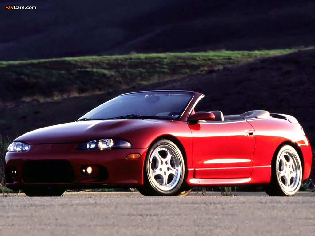 Mitsubishi Eclipse GS-T Spyder (D38A) 1997–99 wallpapers (1024x768)