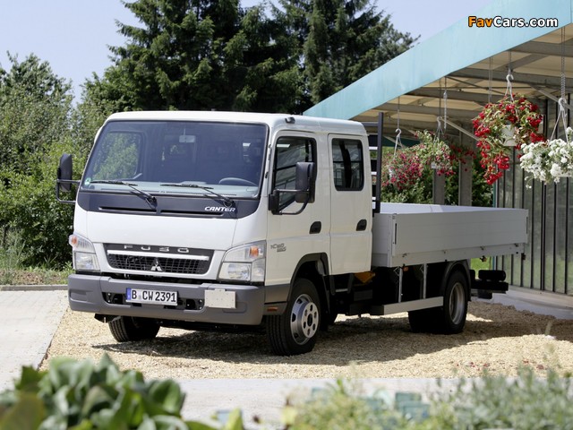 Mitsubishi Fuso Canter Double Cab (FE7) 2002–10 wallpapers (640 x 480)
