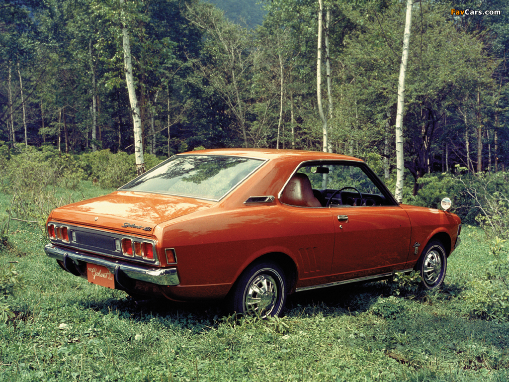 Mitsubishi Colt Galant Coupe (I) 1970–73 photos (1024 x 768)