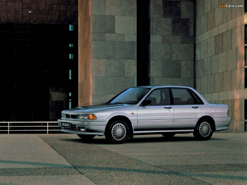 Mitsubishi Galant Sedan (VI) 1987–92 images (1024 x 768)