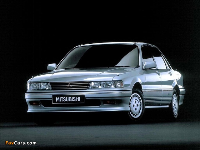 Mitsubishi Galant JP-spec (VI) 1987–92 photos (640 x 480)