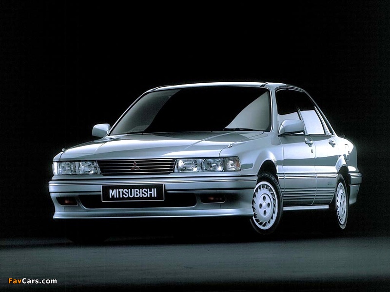 Mitsubishi Galant JP-spec (VI) 1987–92 photos (800 x 600)