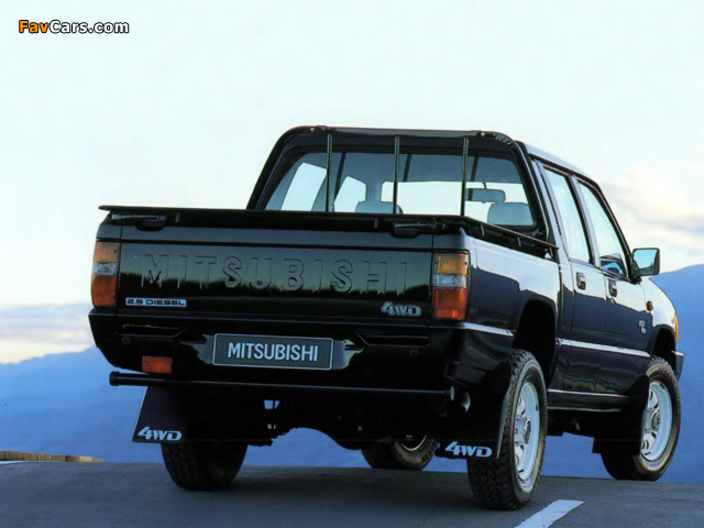Mitsubishi L200 Double Cab 4WD 1986–96 pictures (640 x 480)