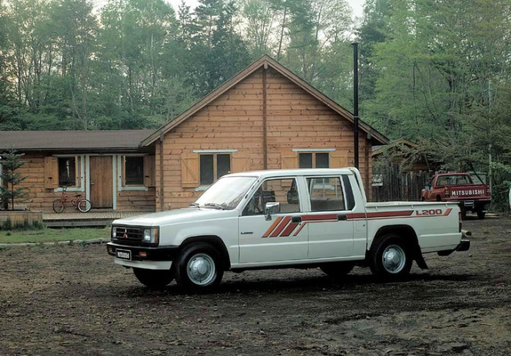 Mitsubishi L200 Double Cab 1986–96 pictures